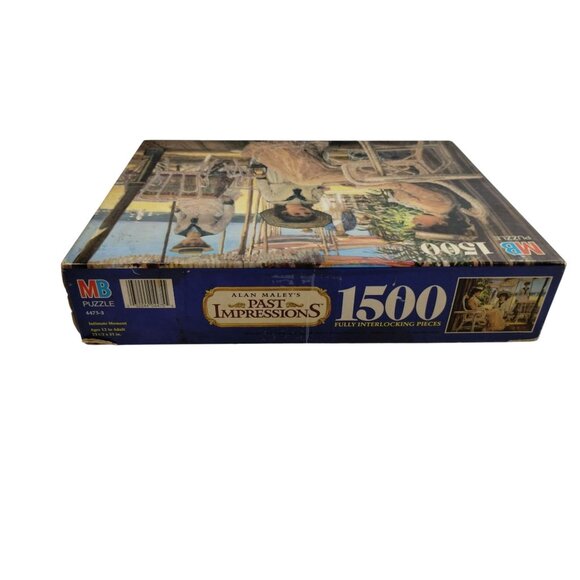 Vintage 1500 Piece Past Impressions Intimate Moment Beach Scene Jigsaw Puzzle - Picture 10 of 12